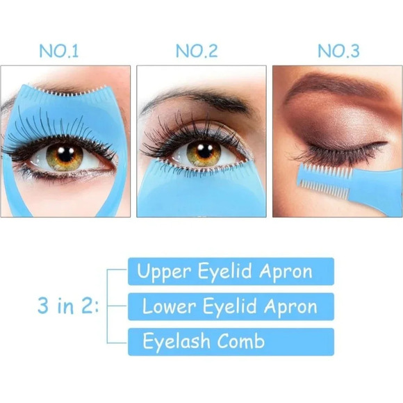 TecUnite Eyelashes Tools 3 in‎ 1 Pink Blue Red pack of 6 - Picture 6 of 7